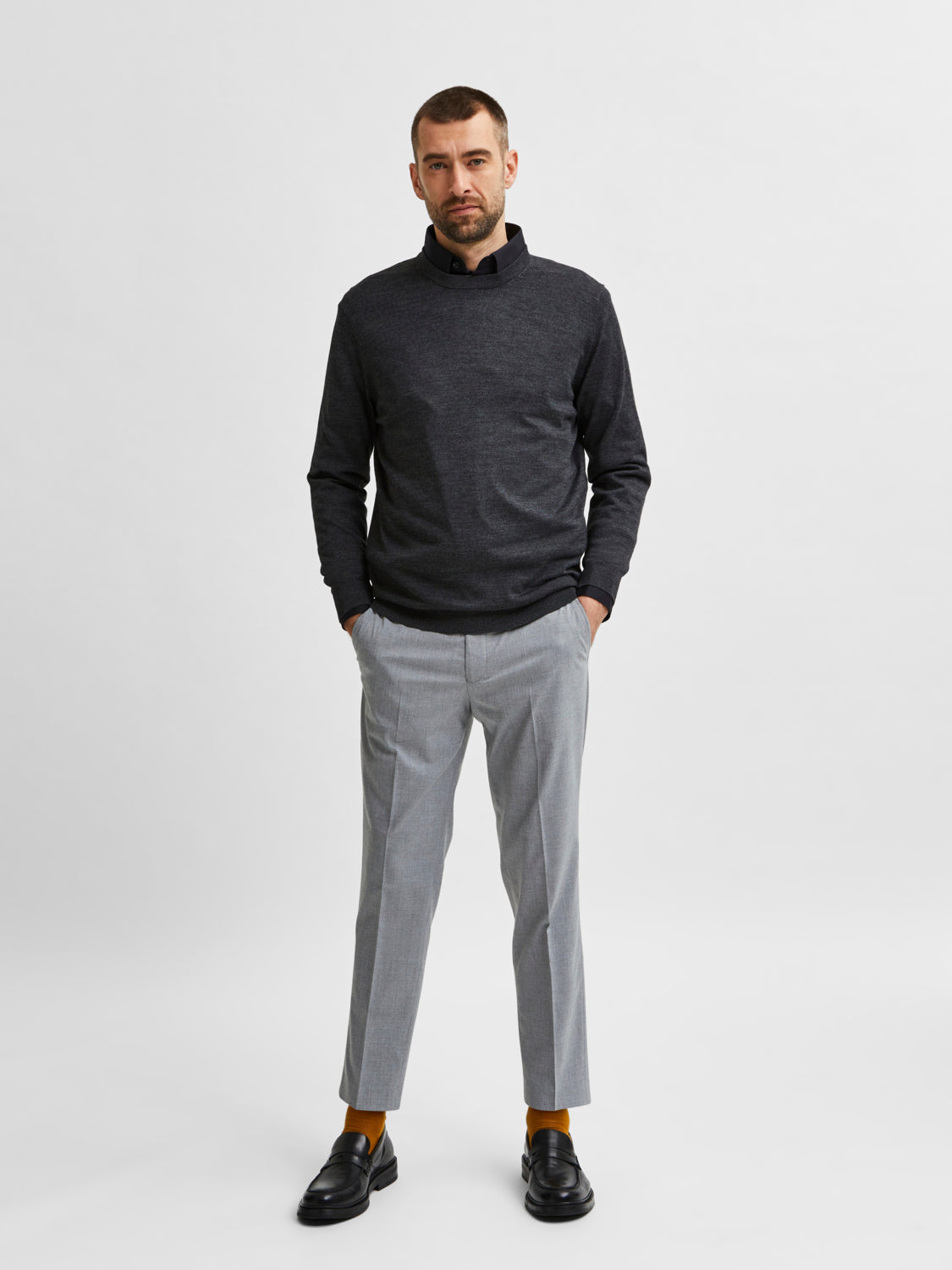 Town ullgenser - Grå/ Medium Grey Melange